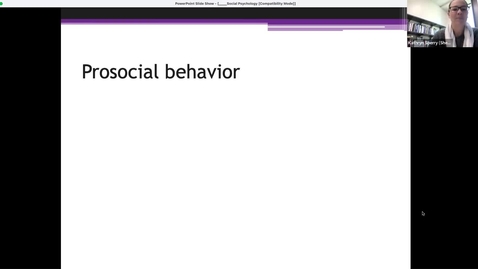 Thumbnail for PSY 1010 - prosocial behavior lecture (why we help, and the bystander effect)