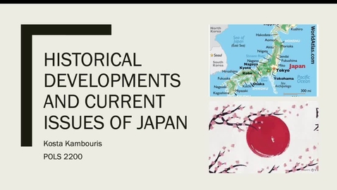 Thumbnail for Japan Political Development and Issues