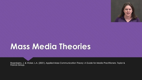 Thumbnail for Mass Media Theories