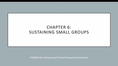 Thumbnail for Chapter 6 Lecture Video - Quiz
