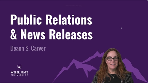 Thumbnail for News Release Part 1
