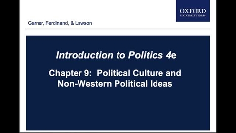 Thumbnail for entry Pols 2200 chapter 9 lecture 1