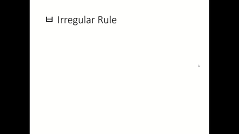 Thumbnail for entry ㅂ Irregular Rule