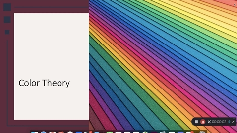 Thumbnail for WEB 2500 - 0227 Lecture on Color