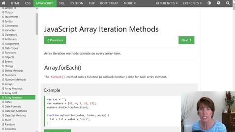 Thumbnail for The foreach array iteration method