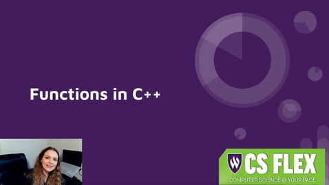 Thumbnail for entry 1 Introduction to Functions in C++