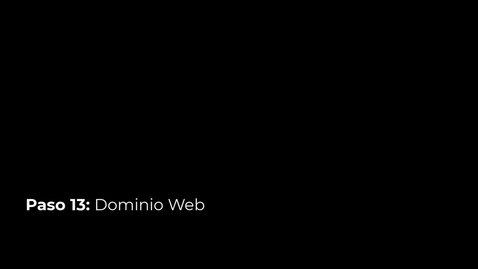 Thumbnail for Paso 13- Dominio Web