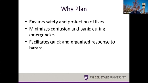 Thumbnail for Module 8 Evacuation and SIP (2.a) SAFE 3650 VTL Spring 2025 35661 - Quiz