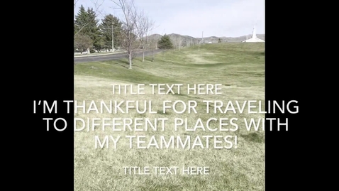 Thumbnail for Gratitude Video