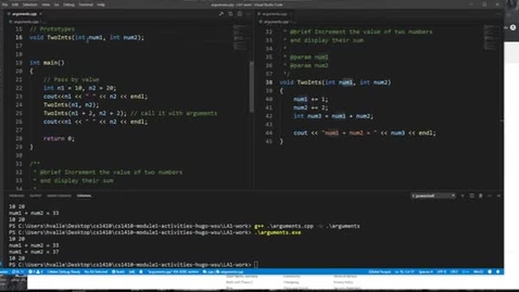 Thumbnail for CS1410 Mod2 29 Functions5