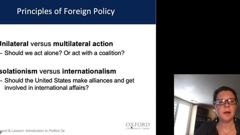 Thumbnail for entry Chapter 20 Lecture 4 Principles of Foreign Policy
