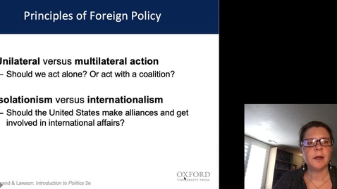 Thumbnail for Chapter 20 Lecture 4 Principles of Foreign Policy