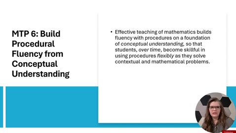 Thumbnail for Module 2 Conceptual Understanding and Procedural Fluency