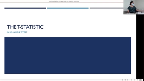 Thumbnail for Stats lecture (Feb 25) One-sample t-test