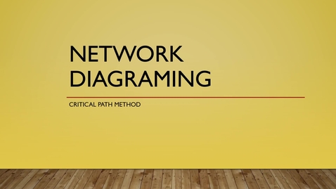 Thumbnail for CM3130 Network Diagramming