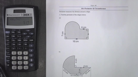 Thumbnail for Topic 40 - Perimeter and Circumference