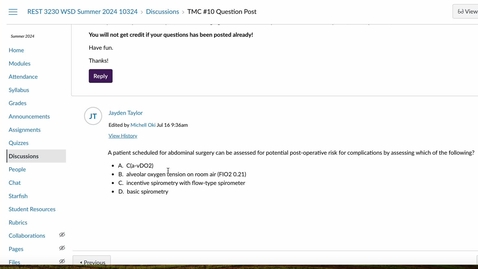Thumbnail for 3230 TMC10 - Video Quiz