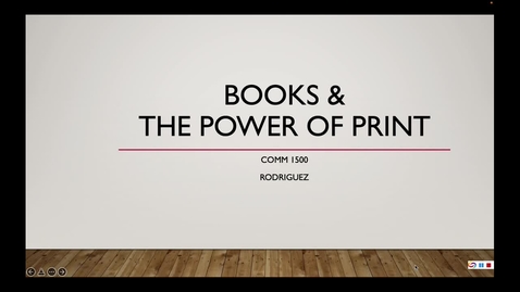 Thumbnail for Week 11 - Books