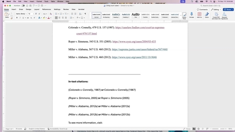 Thumbnail for References of court cases