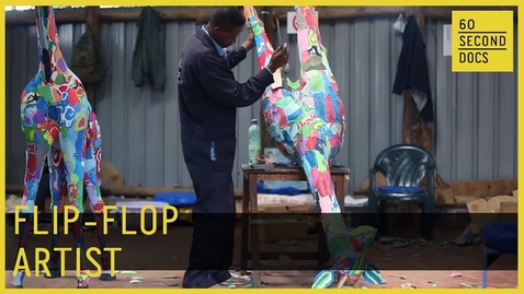 Thumbnail for Flip-Flop Art | Ocean Sole // 60 Second Docs