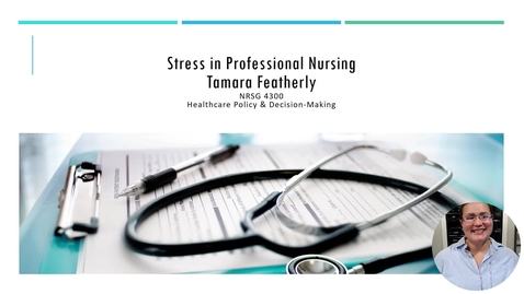 Thumbnail for Stress in Professional Nursing