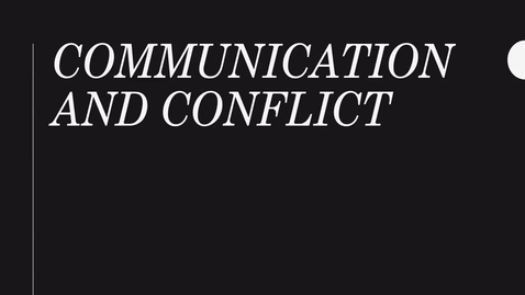 Thumbnail for Communication-and-Conflict