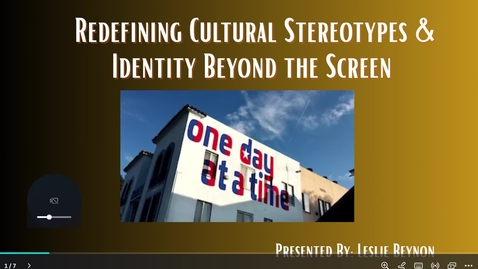 Thumbnail for Redefining Cultural Stereotypes &amp; Identity