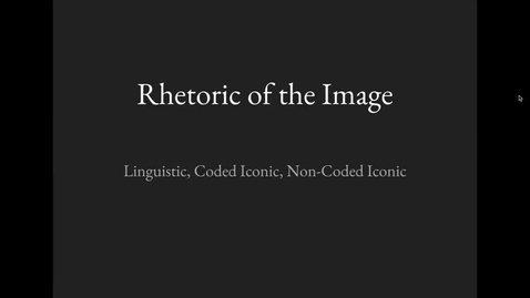 Thumbnail for Week 8: Rheotric of the Image Part 2