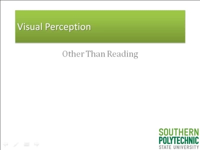Visual Not Reading - KSU MediaSpace