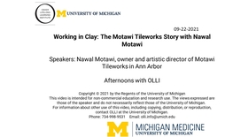 Working in Clay: The Motawi Tileworks Story