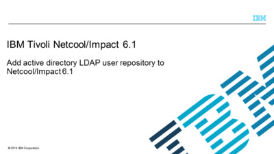 Netcool Impact, Ibm Netcool Operations Insight – KGVFAG