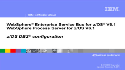 z/OS DB2 configuration - IBM MediaCenter