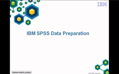 IBM SPSS Data Preparation Demo - IBM Mediacenter