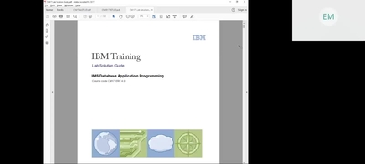 Course CM17 IMS DB Application Programming Unit 3 Part 2 Lab 1 (DL/I ...