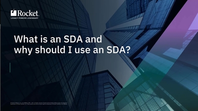 SDA Introduction and Benefits - IBM Mediacenter