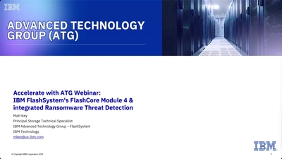 IBM FlashSystem's FlashCore Module 4 and integrated Ransomware Threat ...
