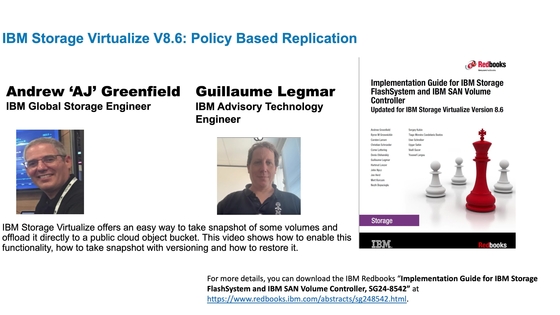 IBM Storage Virtualize V8.6: Policy Based Replication - IBM 