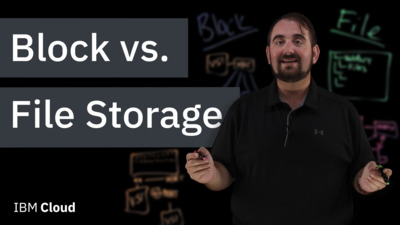 Block Storage vs. File Storage - IBM Mediacenter