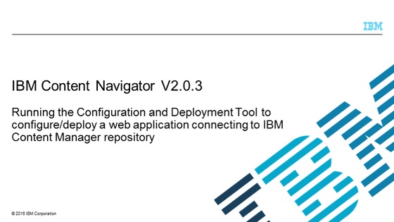 Running The Configuration And Deployment Tool To Configure/deploy A Web ...