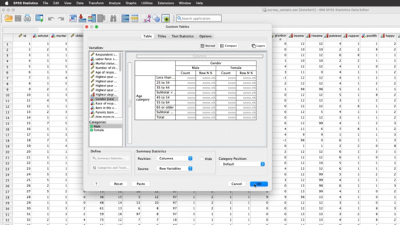 IBM SPSS Custom Tables Explained in Two Minutes - IBM Mediacenter