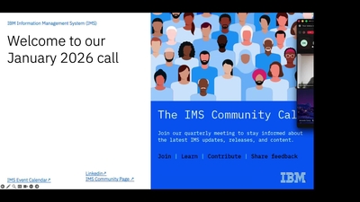 IMS Community Call January 2026 - IBM Mediacenter