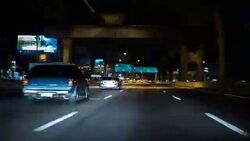 HD Timelapse : Night drive timelapse Stock Footage