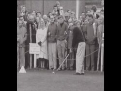 CAN335 ARNOLD PALMER WINS WENTWORTH GOLF TOURNAMENT Instructional Video