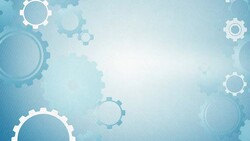 Soft Simple Cogs Background Loops X3 - Rainbow Change Stock Footage