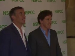 B-ROLL - Steve Coogan and Rob Brydon at A Night Out Withâ€¦ Sir Michael Caine Stock Footage