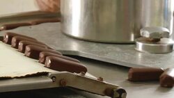 plant for the production of sweets Stock Footage