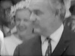 Princess Grace Visits Canadian Expo Stock Footage