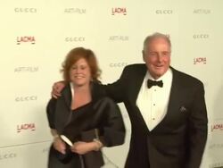 Susan Ekins, Jerry Weintraub at the LACMA Hosts Inaugural Art + Film Gala Honoring Clint Eastwood And John Baldessari Presented By GUCCI at Los Angeles CA.  Stock Footage