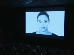 Beyonce Knowles-Carter announcement of Live music event at the Chime for Change Launch Event on the 27th of March 2013  Stock Footage