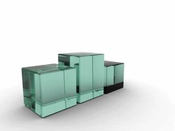 Glass chart Stock Footage